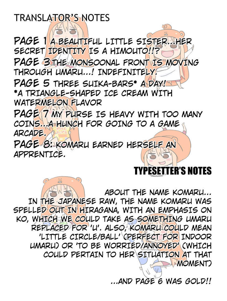 Himouto! Umaru-chan Chapter 19 page 10 - Chapter 19 : Umaru and kirie 2
