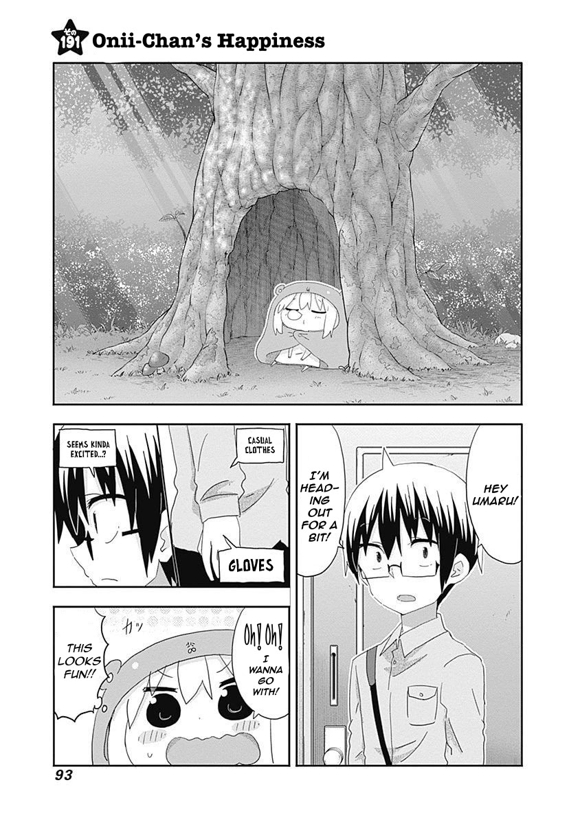 Himouto! Umaru-chan Chapter 191 page 1 - Chapter 191: Onii-Chan's Happiness