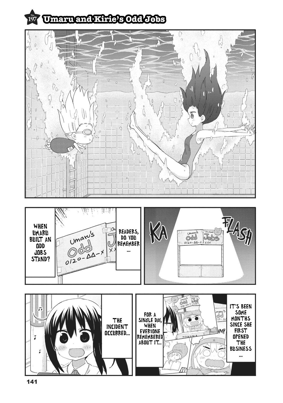 Himouto! Umaru-chan Chapter 197 page 1 - Chapter 197: Umaru and Kirie's Odd Jobs