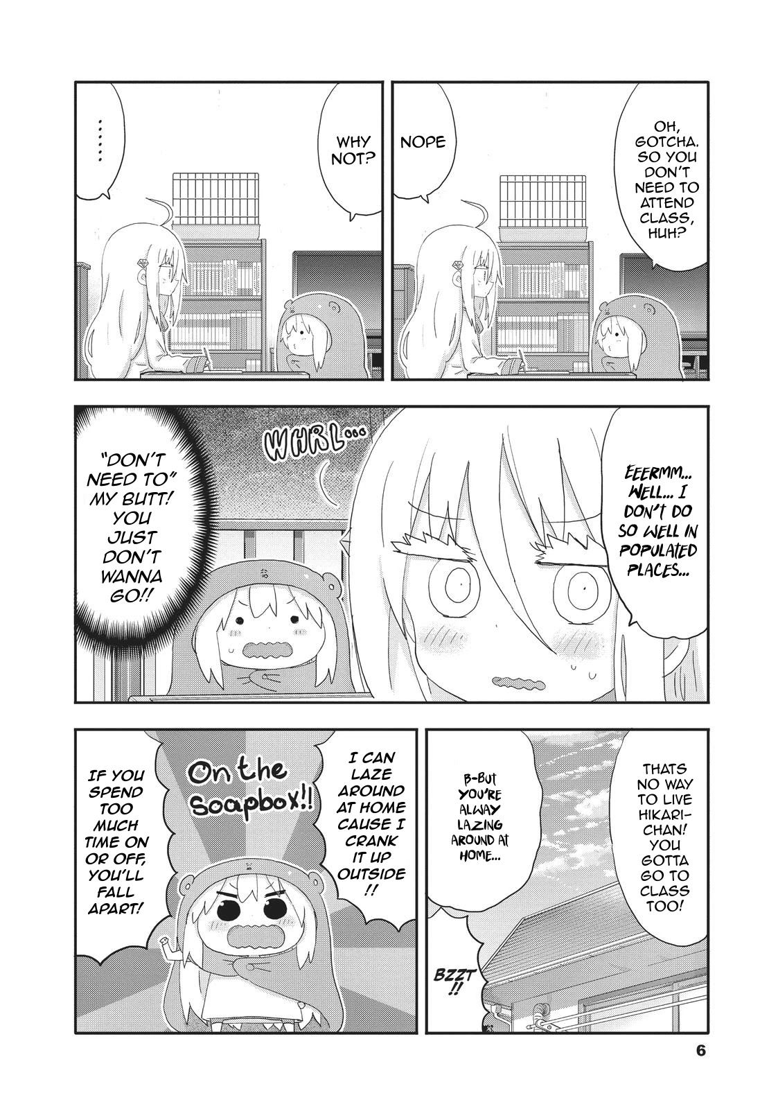 Himouto! Umaru-chan Chapter 200 page 6 - Chapter 200: Umaru and Going To Class