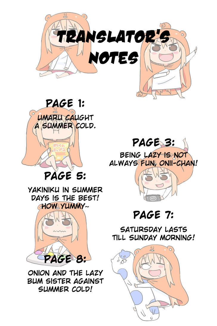 Himouto! Umaru-chan Chapter 22 page 11 - Chapter 22 : Umaru and Cold