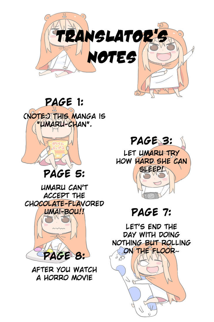 Himouto! Umaru-chan Chapter 26 page 10 - Chapter 26 : Umaru and Horror Movie