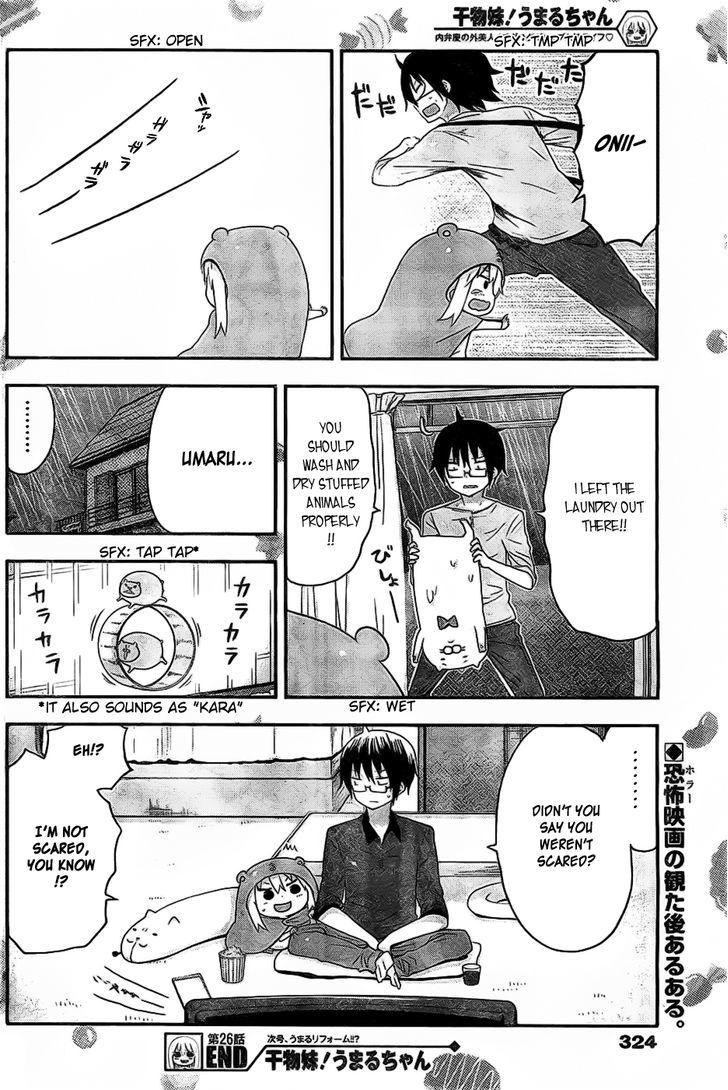 Himouto! Umaru-chan Chapter 26 page 8 - Chapter 26 : Umaru and Horror Movie
