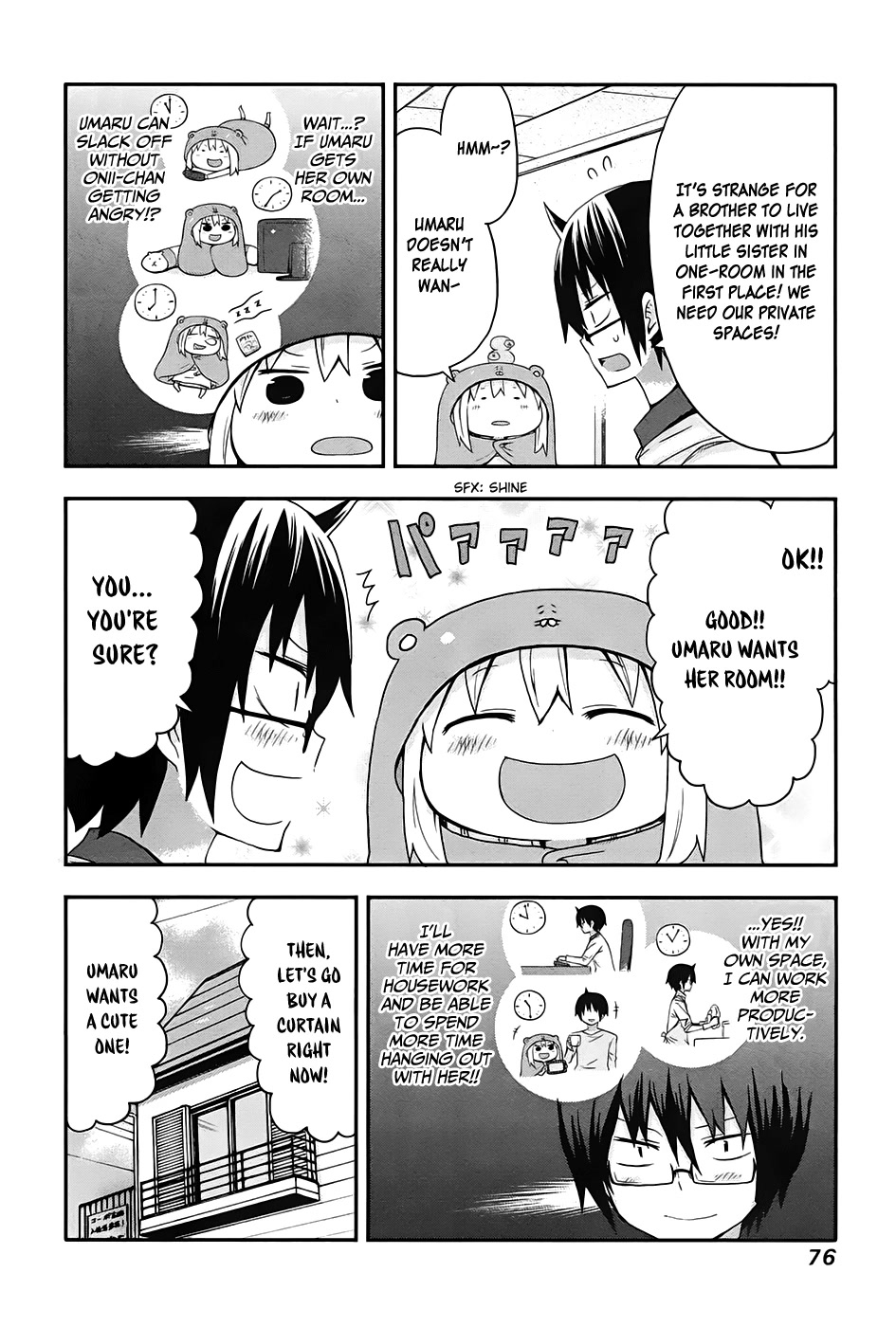 Himouto! Umaru-chan Chapter 27 page 4 - Chapter 27: Umaru and Room