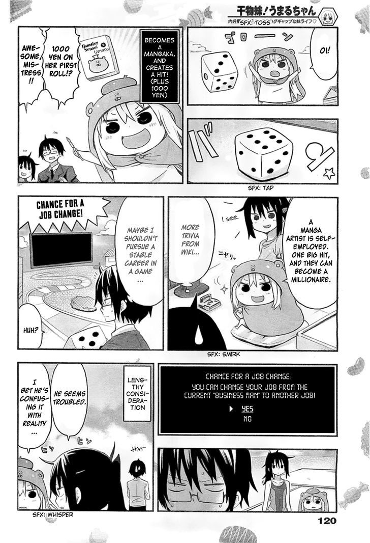 Himouto! Umaru-chan Chapter 28 page 4 - Chapter 28 : Umaru and Life Game
