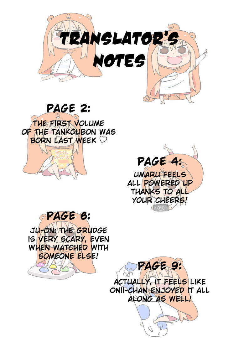 Himouto! Umaru-chan Chapter 29 page 11 - Chapter 29 : Umaru and Birthday