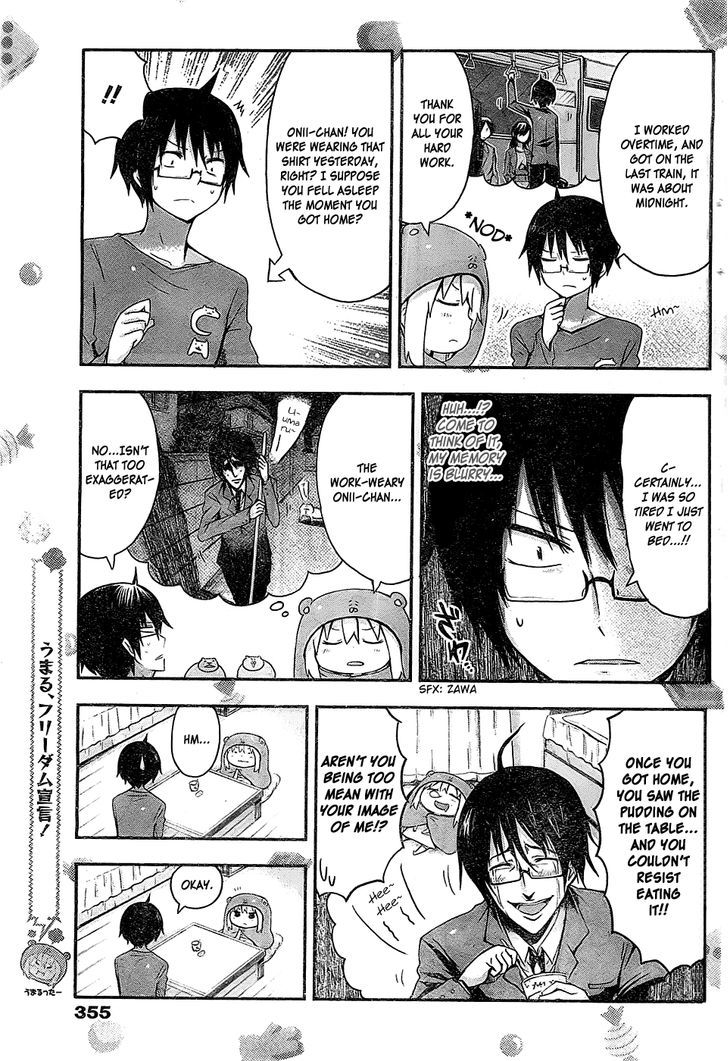 Himouto! Umaru-chan Chapter 33 page 5 - Chapter 33 : Umaru and Pudding