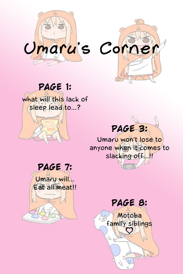 Himouto! Umaru-chan Chapter 34 page 10 - Chapter 34 : Umaru and Bomber