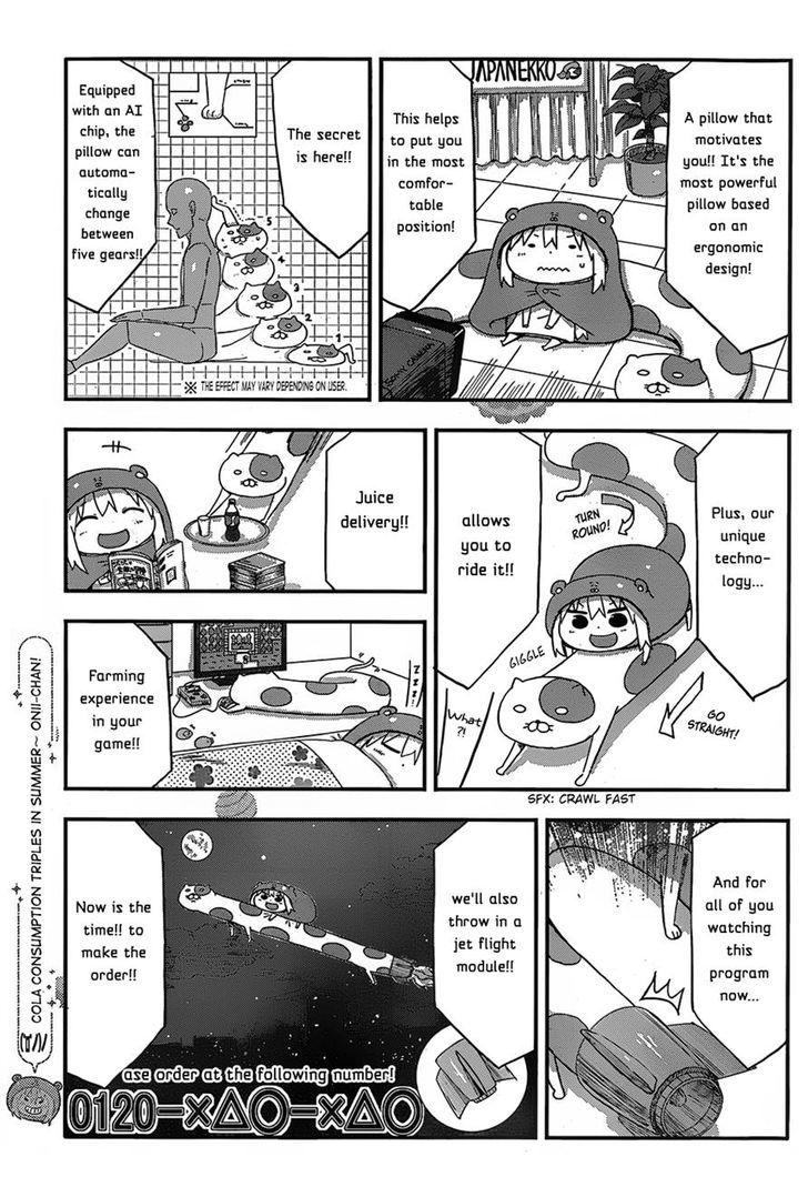 Himouto! Umaru-chan Chapter 59 page 5 - Chapter 59 : Umaru and Pillow