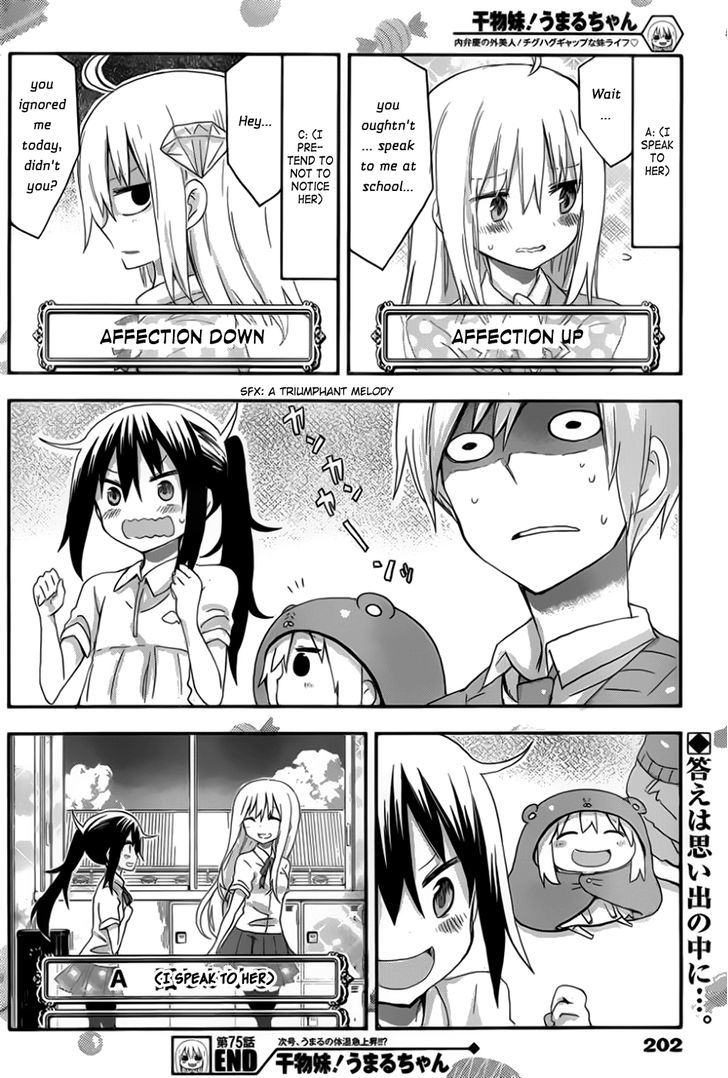 Himouto! Umaru-chan Chapter 75 page 9 - Chapter 75 : Umaru and Dating Sim