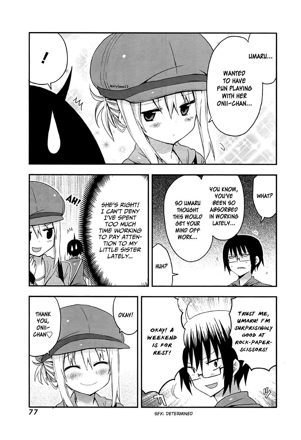 Himouto! Umaru-chan Chapter 9 page 3 - Chapter 9 (HQ) : Umaru and Rock-Paper-Scissors Contest