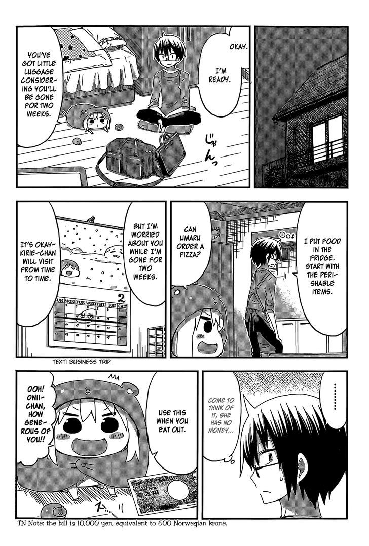 Himouto! Umaru-chan Chapter 94 page 2 - Chapter 94 : Onii-chan and Business Trip(fixed)