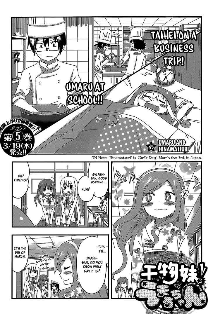 Himouto! Umaru-chan Chapter 97 page 1 - Chapter 97 : Umaru and Hinamatsuri