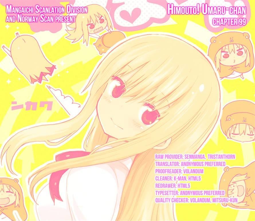 Himouto! Umaru-chan Chapter 99 page 12 - Chapter 99 : Umaru and Returning Home