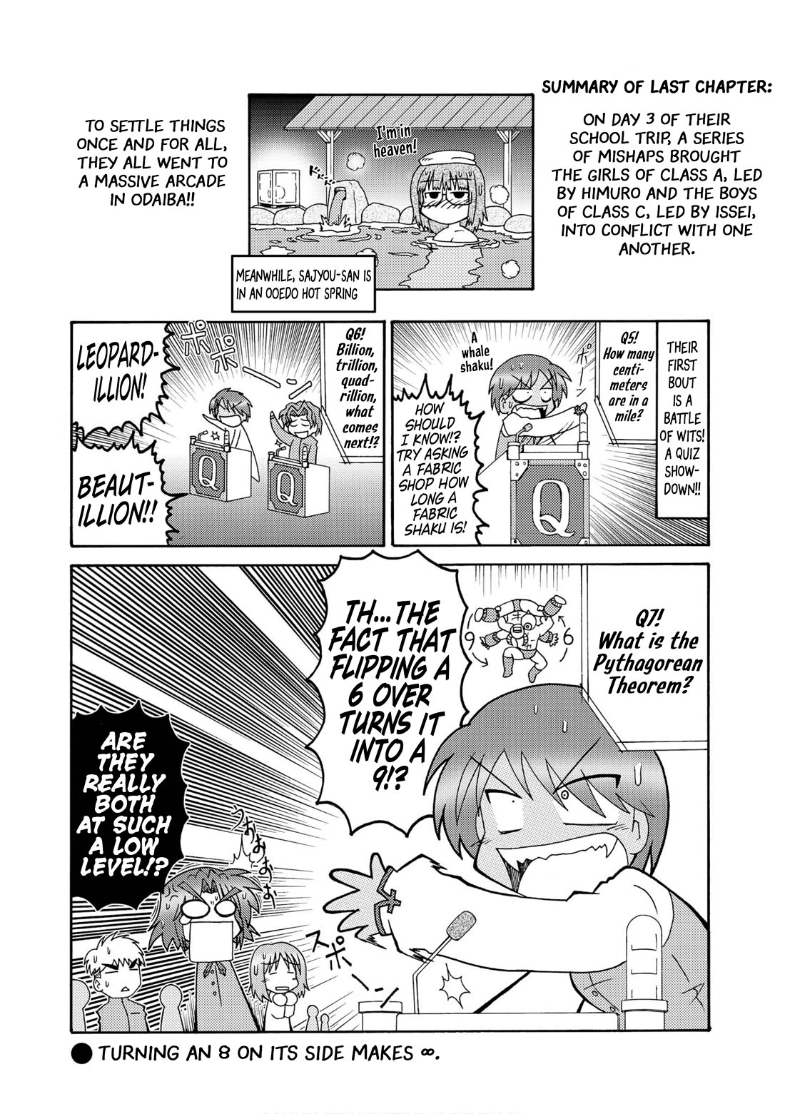 Himuro no Tenchi Fate/School Life Chapter 13 page 1 - Chapter 13: Turning an 8 on its side makes ∞.