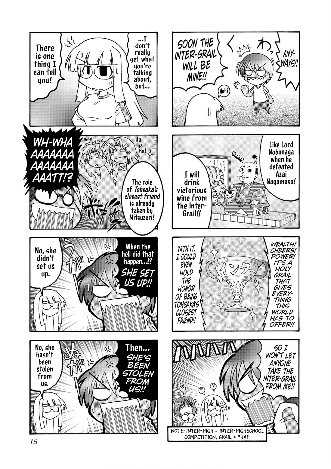 Himuro no Tenchi Fate/School Life Chapter 14 page 7 - Chapter 14: Dance elegantly, get crazy drunk.