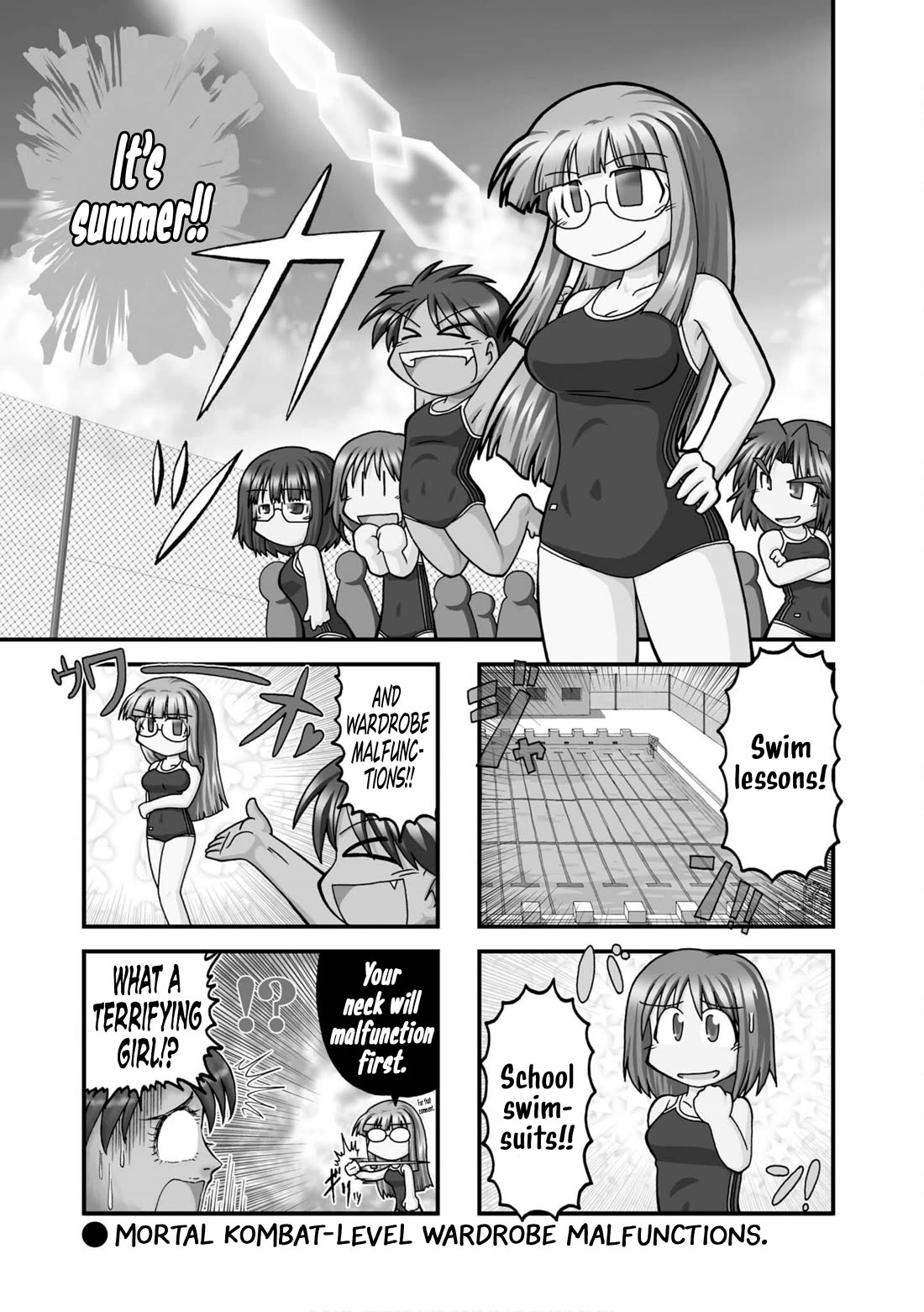 Himuro no Tenchi Fate/School Life Chapter 22 page 1 - Chapter 22: Mortal Kombat-level wardrobe malfunctions.