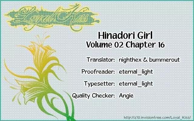 Hinadori Girl Chapter 16 page 1 - Chapter 16