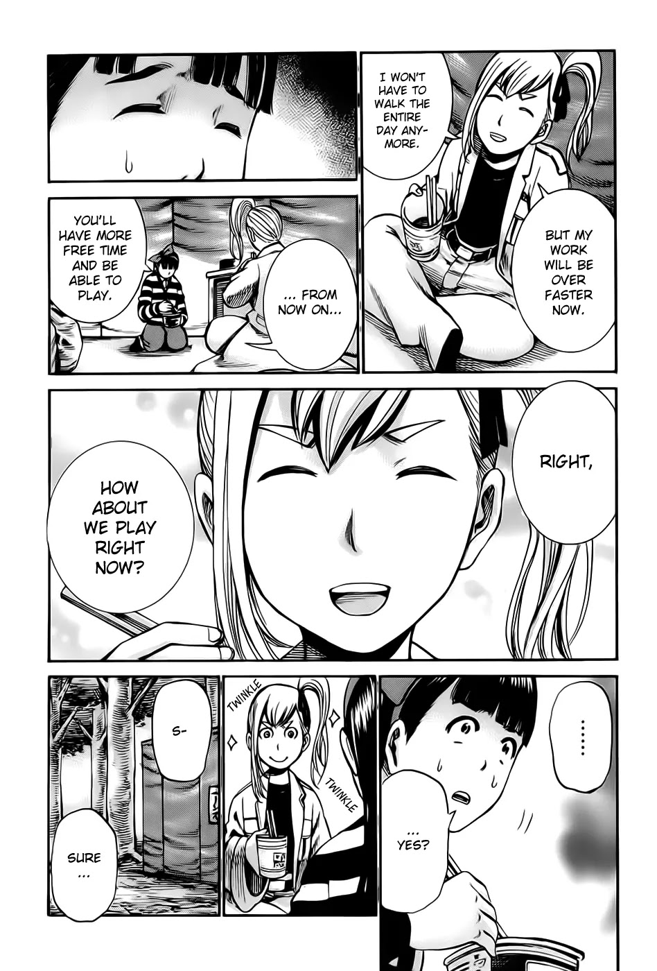 Hinamatsuri Chapter 13 page 14 - Chapter 13 : Hitomi-chan, Good Work