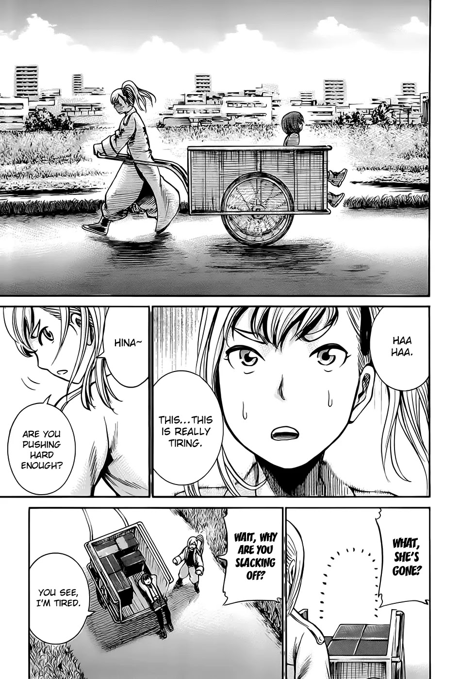 Hinamatsuri Chapter 14 page 15 - Chapter 14: If Three Heads Are Put Together, They Can Outsmart Manjusri