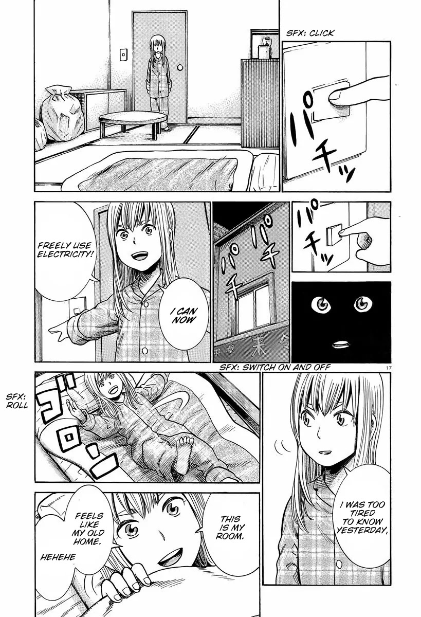 Hinamatsuri Chapter 23 page 18 - Chapter 23: Anzu, Kanban Shoujo, Begins Working