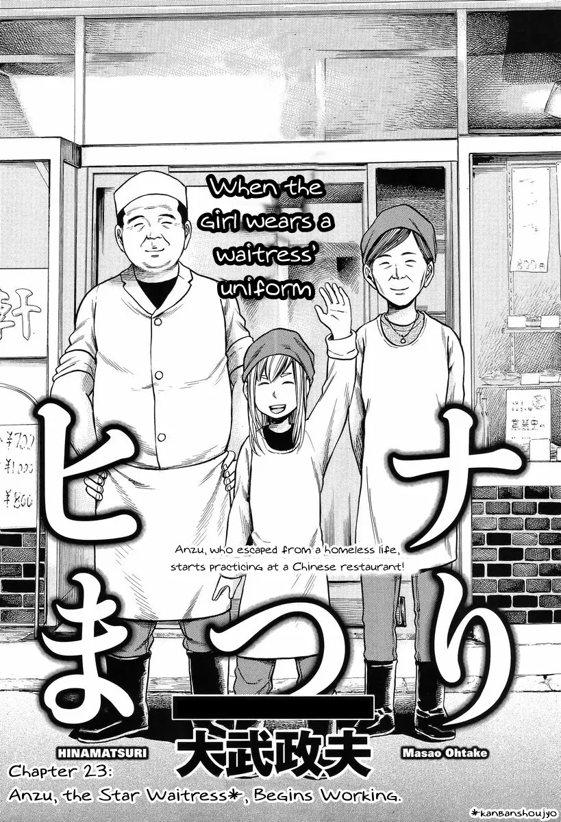 Hinamatsuri Chapter 23 page 2 - Chapter 23: Anzu, Kanban Shoujo, Begins Working