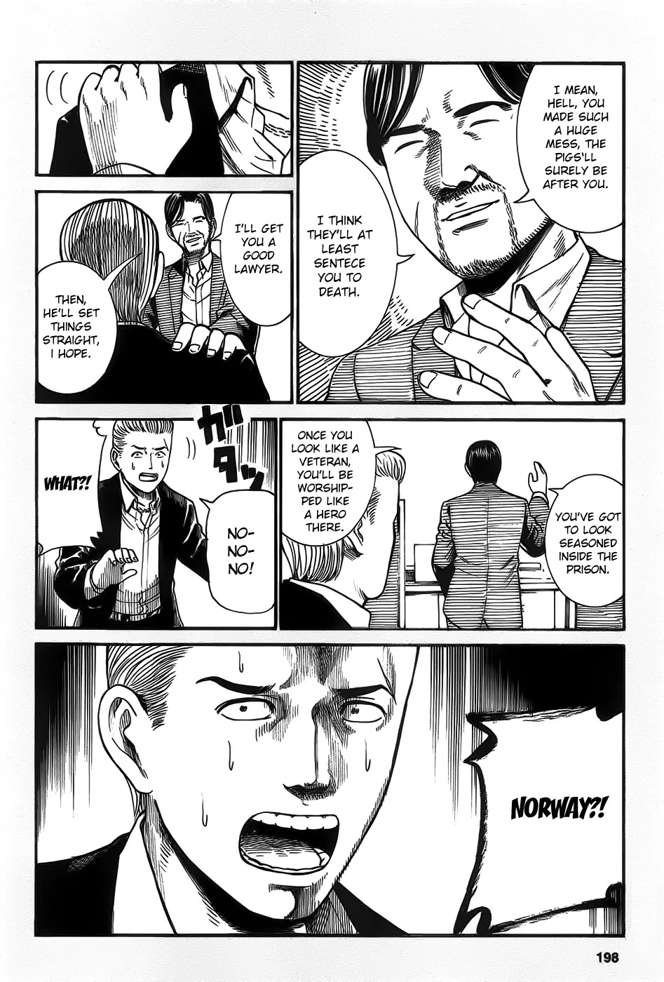 Hinamatsuri Chapter 27.5 page 4 - Chapter 27.5: Then, Nitta Yoshifumi! Farewell To Behind The Bars!