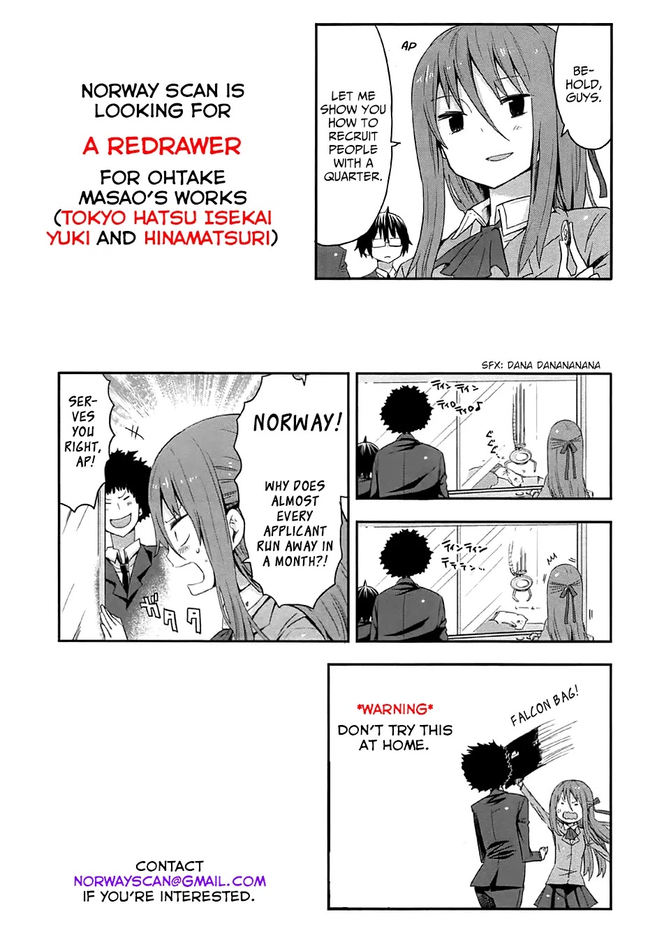 Hinamatsuri Chapter 27.5 page 5 - Chapter 27.5: Then, Nitta Yoshifumi! Farewell To Behind The Bars!