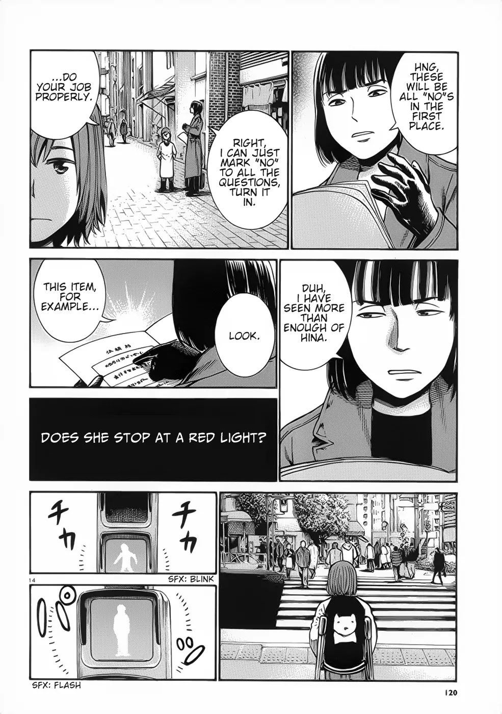 Hinamatsuri Chapter 28 page 14 - Chapter 28: And Hina Acts As Usual
