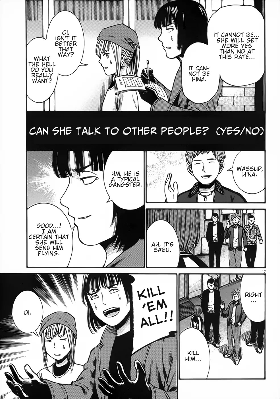 Hinamatsuri Chapter 28 page 17 - Chapter 28: And Hina Acts As Usual