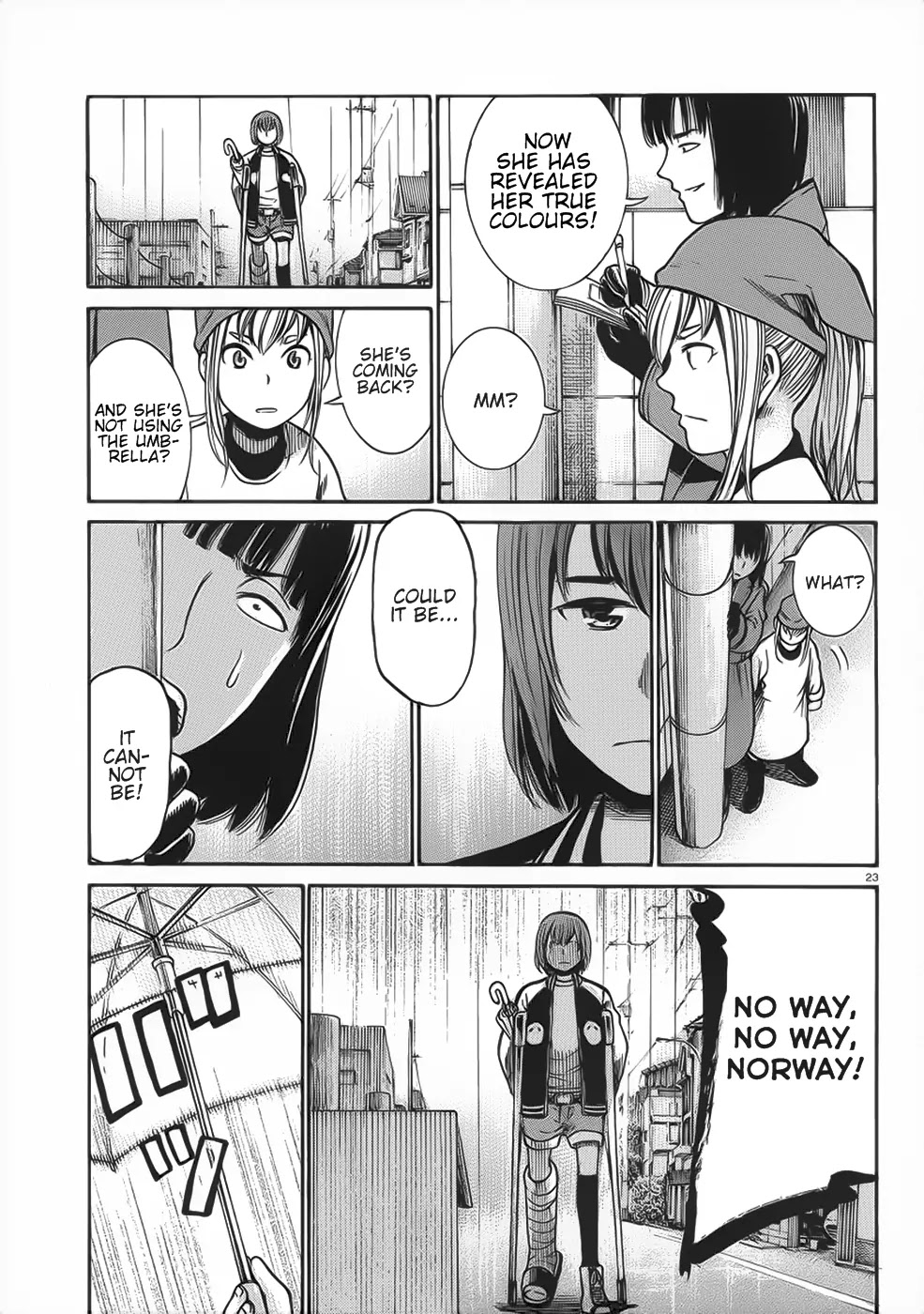 Hinamatsuri Chapter 28 page 23 - Chapter 28: And Hina Acts As Usual