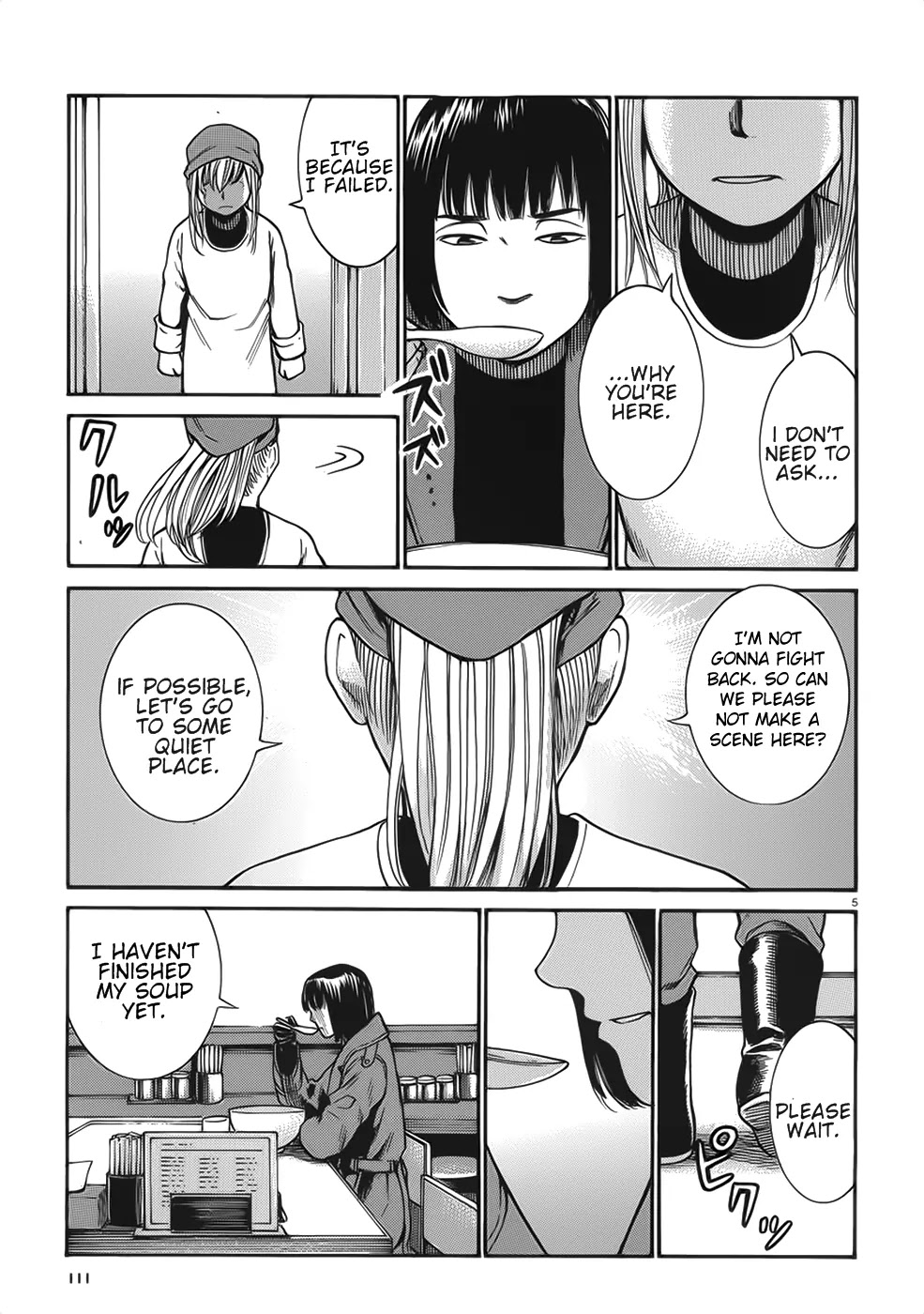 Hinamatsuri Chapter 28 page 5 - Chapter 28: And Hina Acts As Usual
