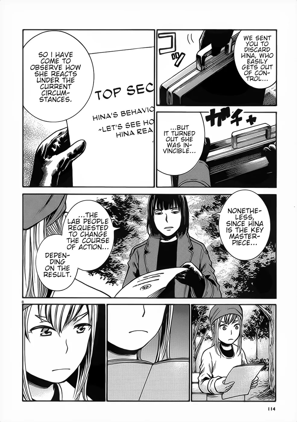Hinamatsuri Chapter 28 page 8 - Chapter 28: And Hina Acts As Usual