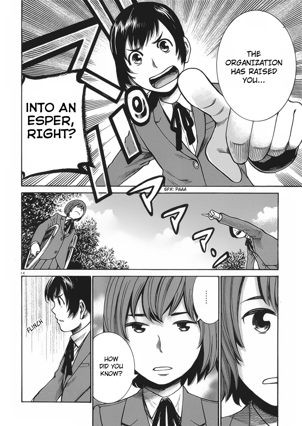 Hinamatsuri Chapter 29 page 14 - Chapter 29: The Birth Of An Esper Girl