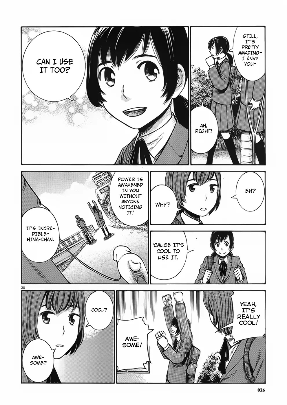 Hinamatsuri Chapter 29 page 20 - Chapter 29: The Birth Of An Esper Girl