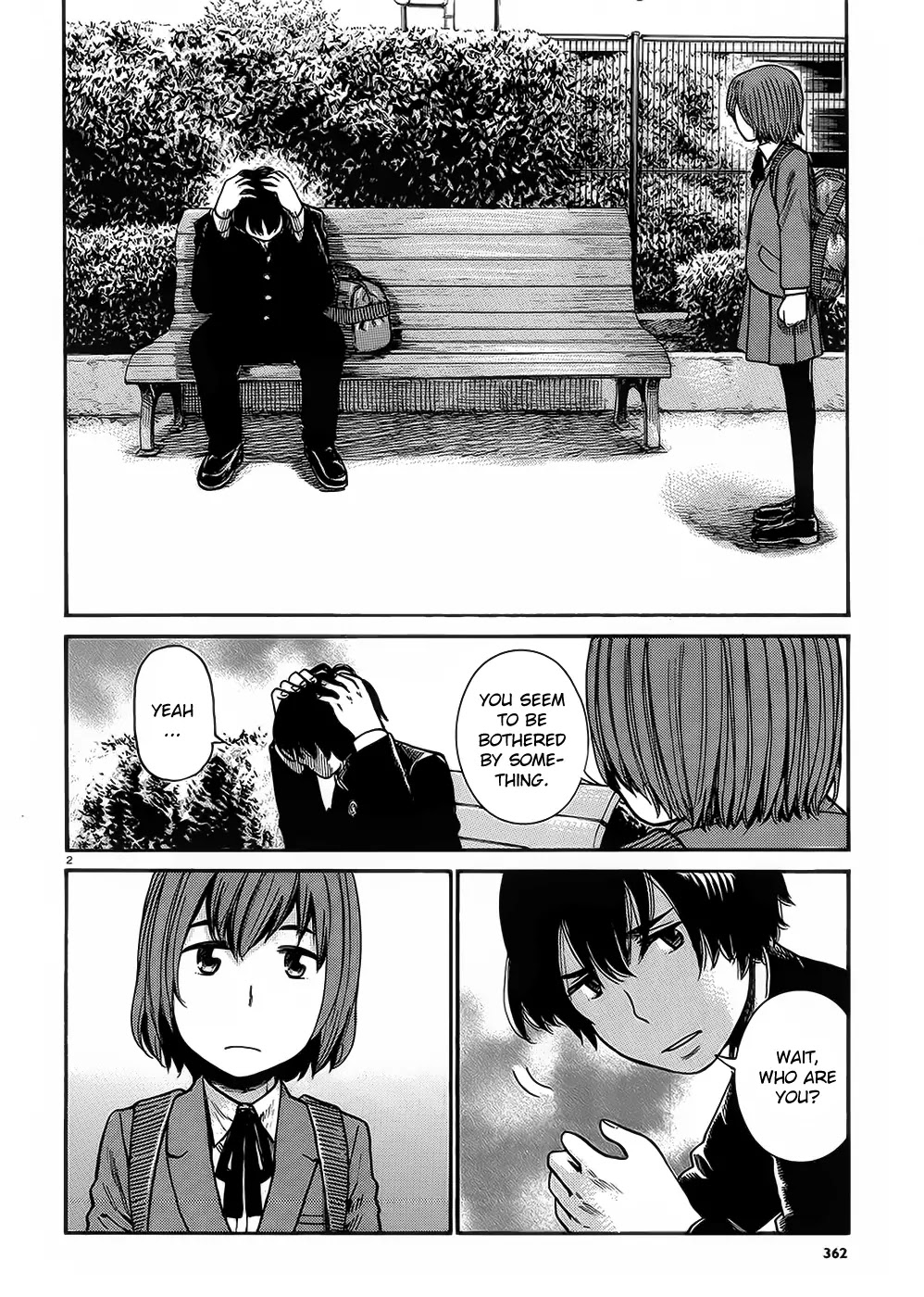 Hinamatsuri Chapter 30 page 2 - Chapter 30: Cheer Up, Hitoshi-kun!