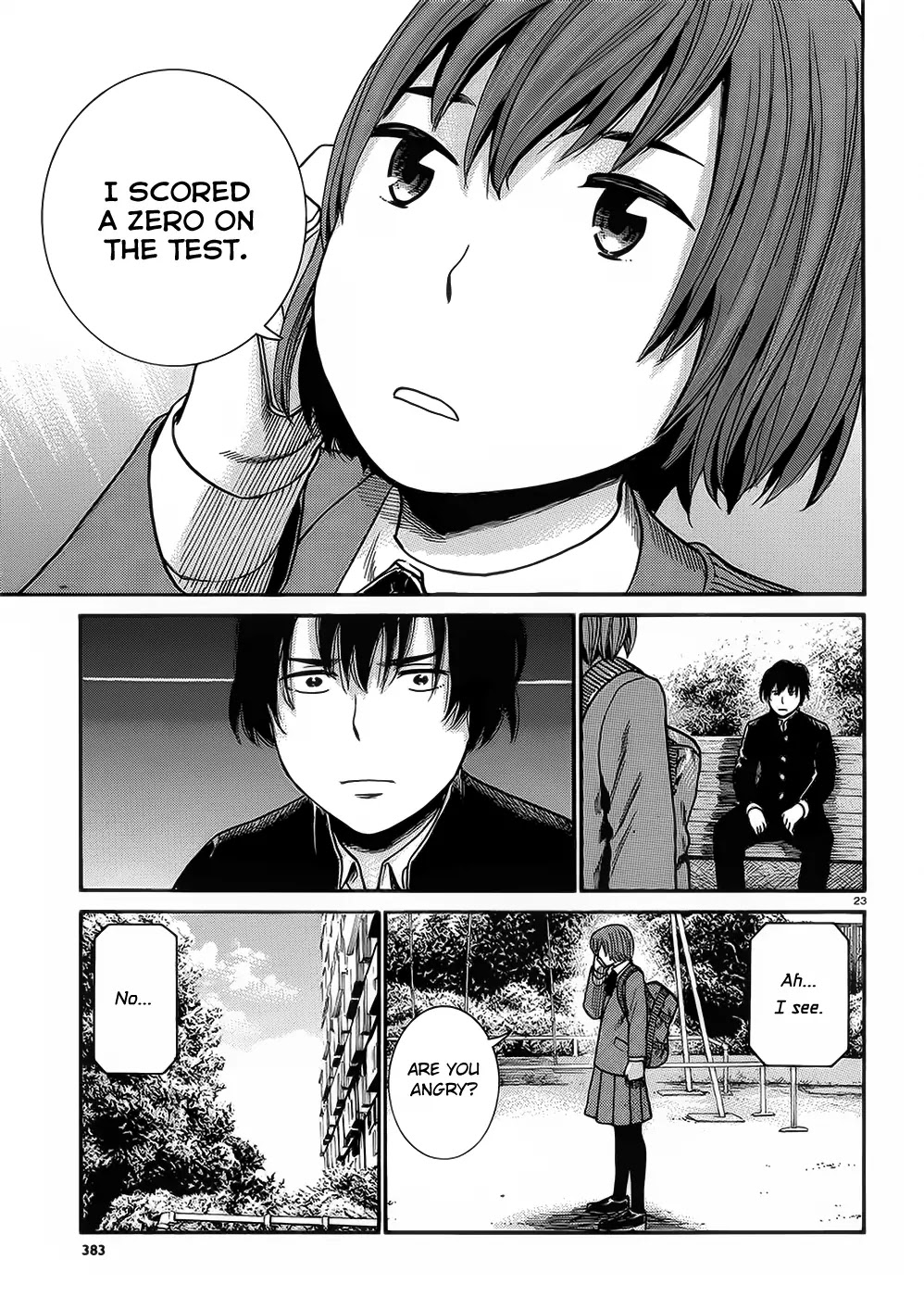 Hinamatsuri Chapter 30 page 23 - Chapter 30: Cheer Up, Hitoshi-kun!