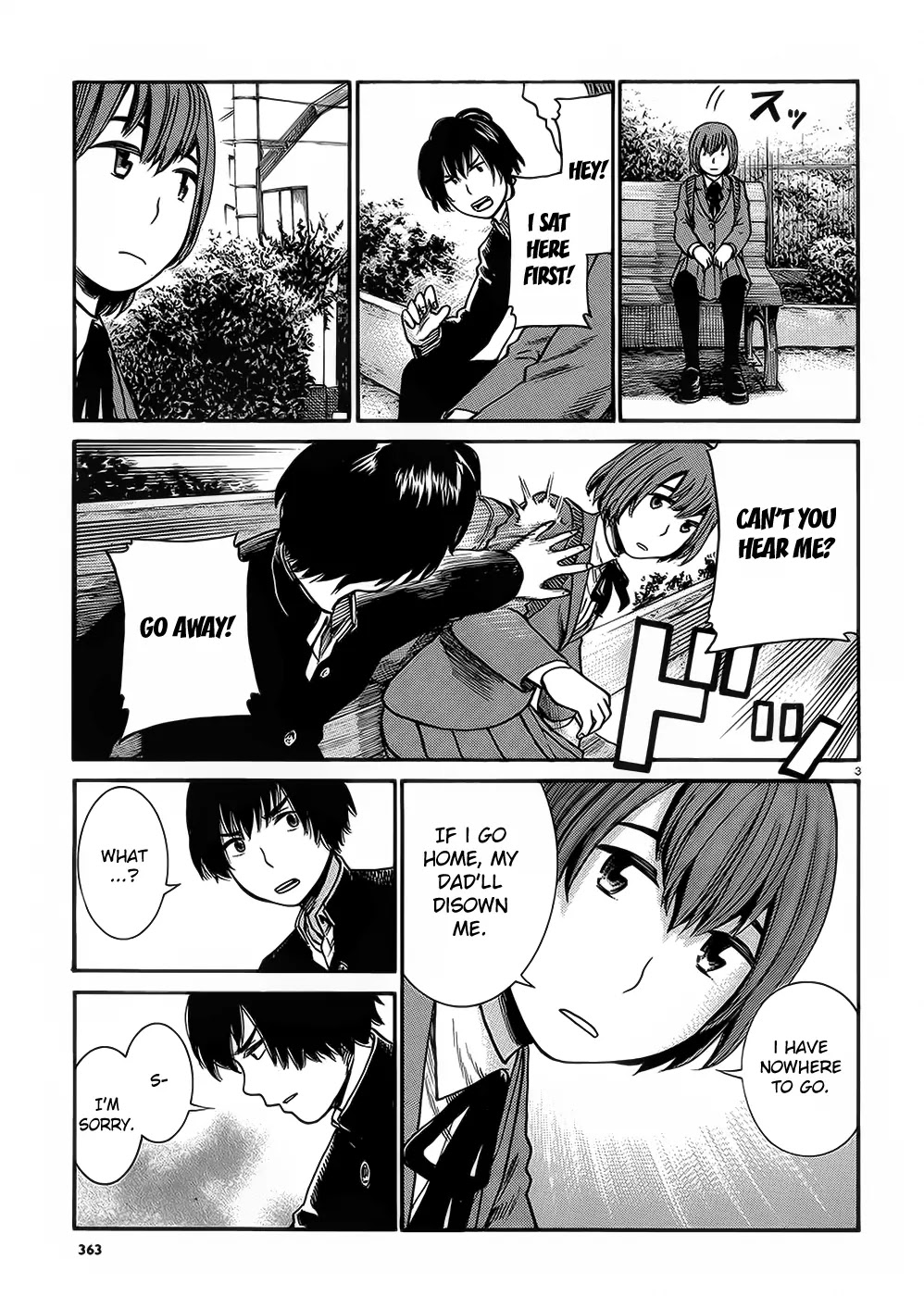 Hinamatsuri Chapter 30 page 3 - Chapter 30: Cheer Up, Hitoshi-kun!