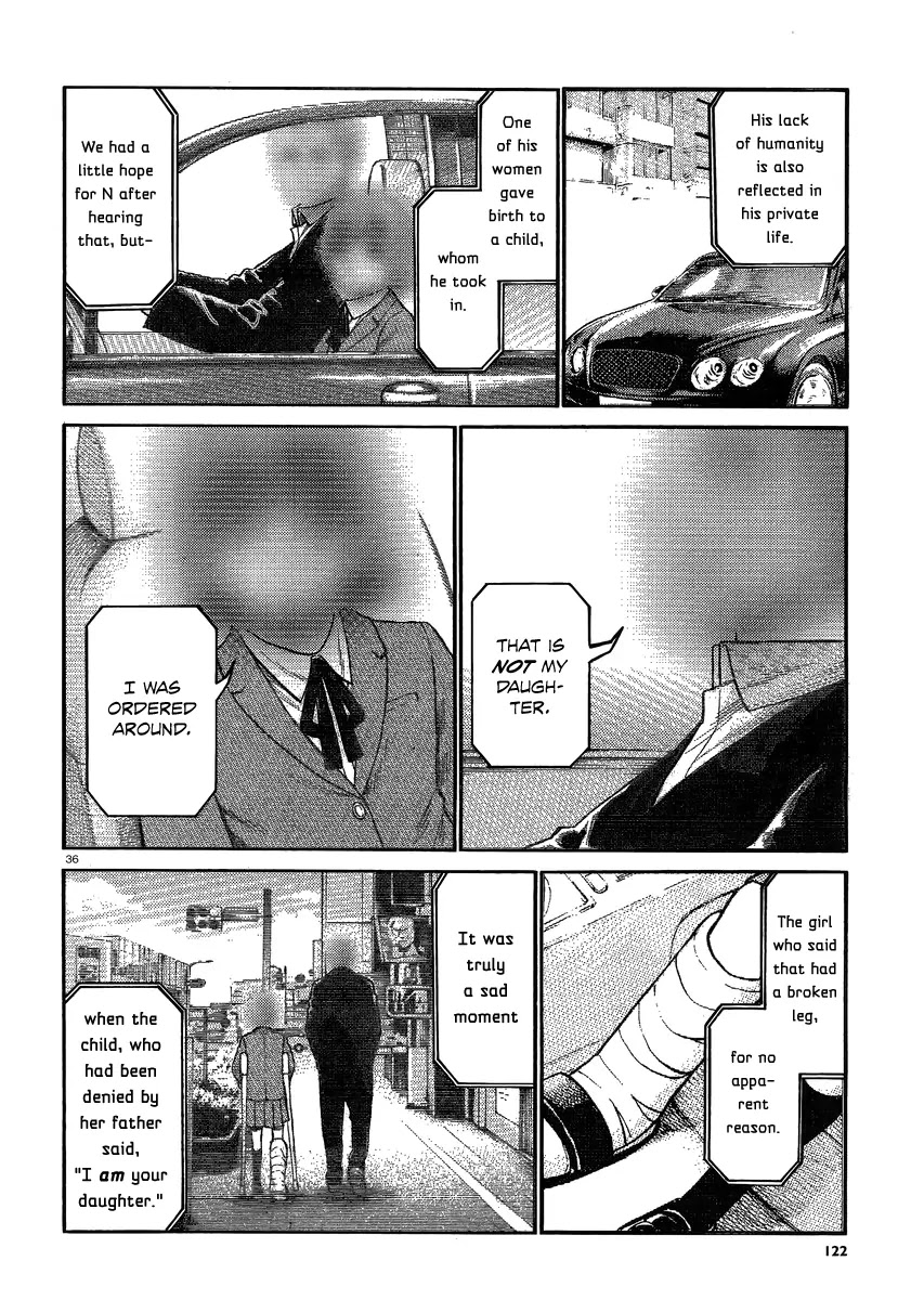 Hinamatsuri Chapter 32 page 36 - Chapter 32: A man thirsting for blood, violence and money