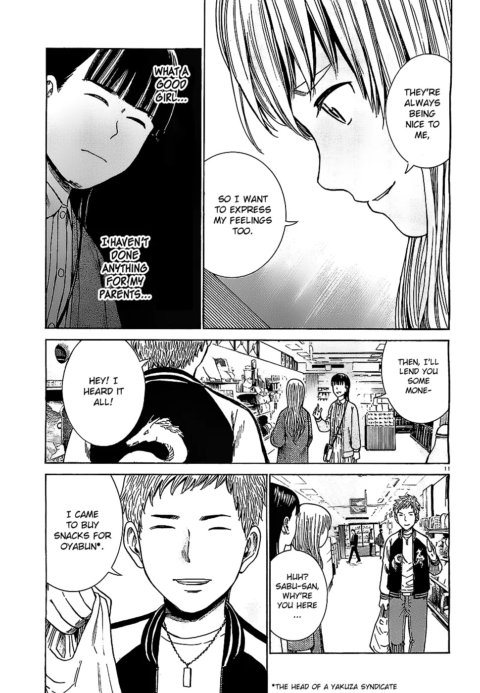 Hinamatsuri Chapter 35 page 11 - Chapter 35: Her First Pocket Money