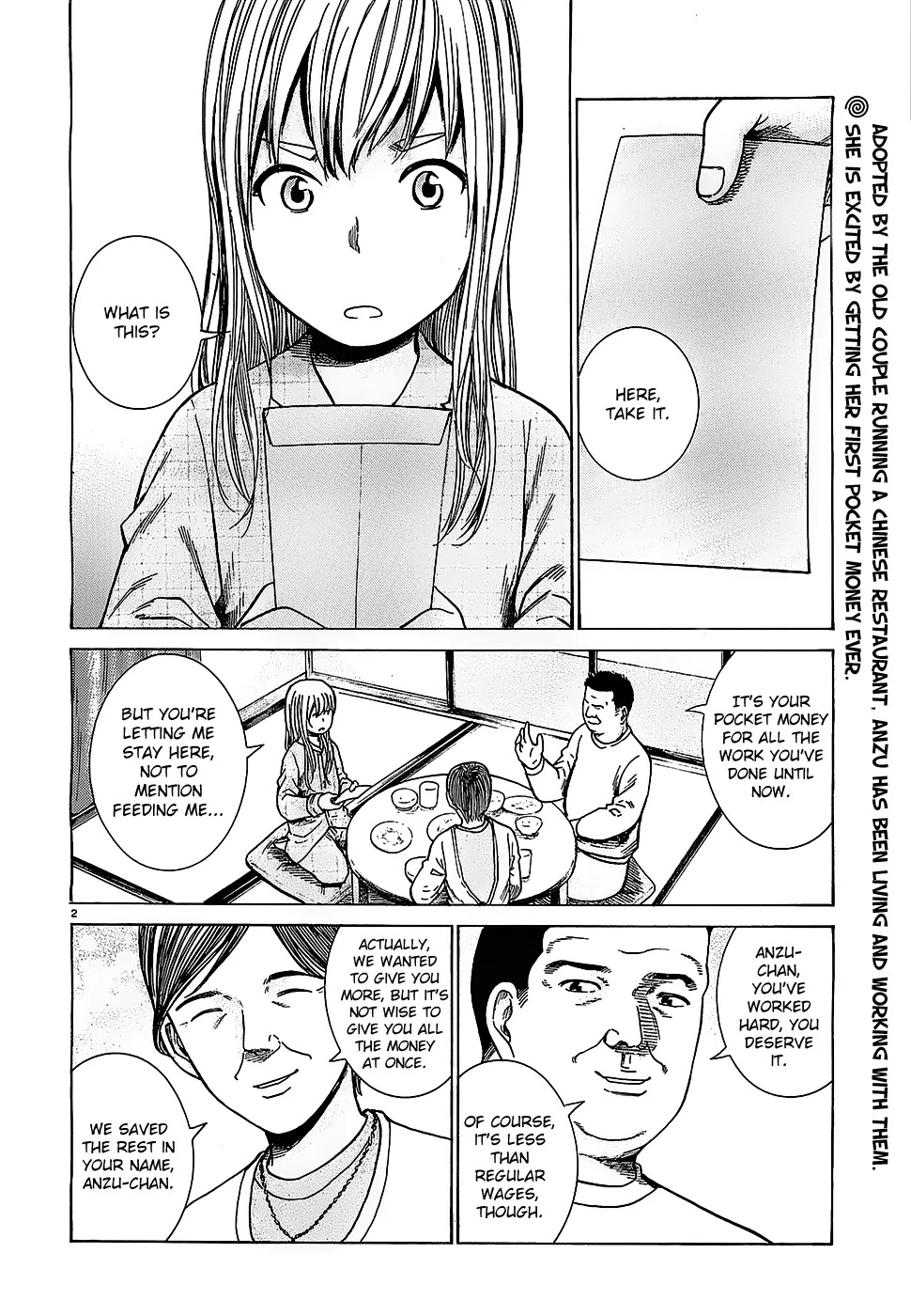 Hinamatsuri Chapter 35 page 2 - Chapter 35: Her First Pocket Money