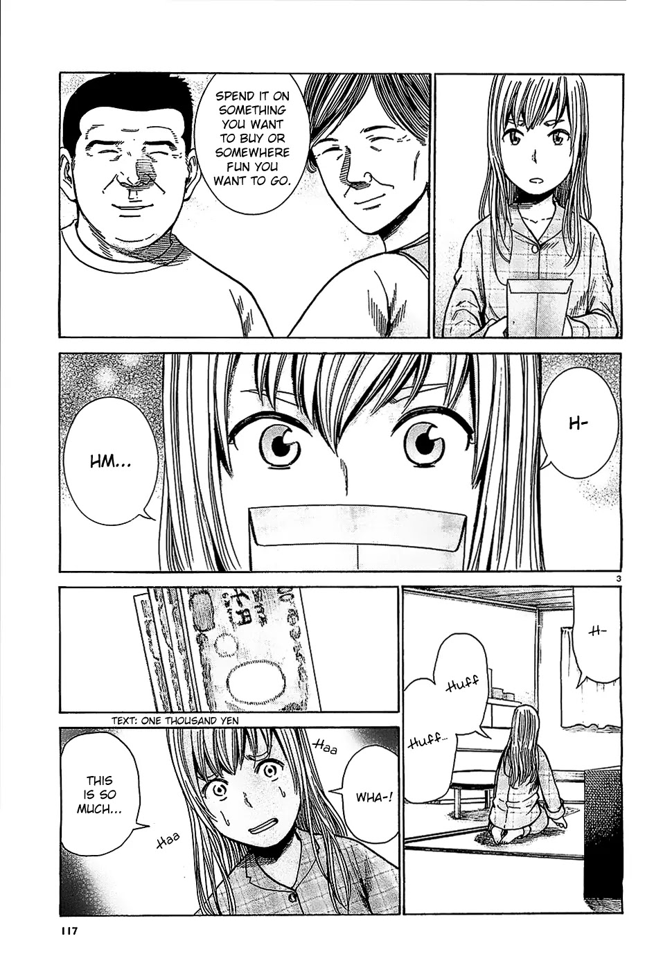 Hinamatsuri Chapter 35 page 3 - Chapter 35: Her First Pocket Money