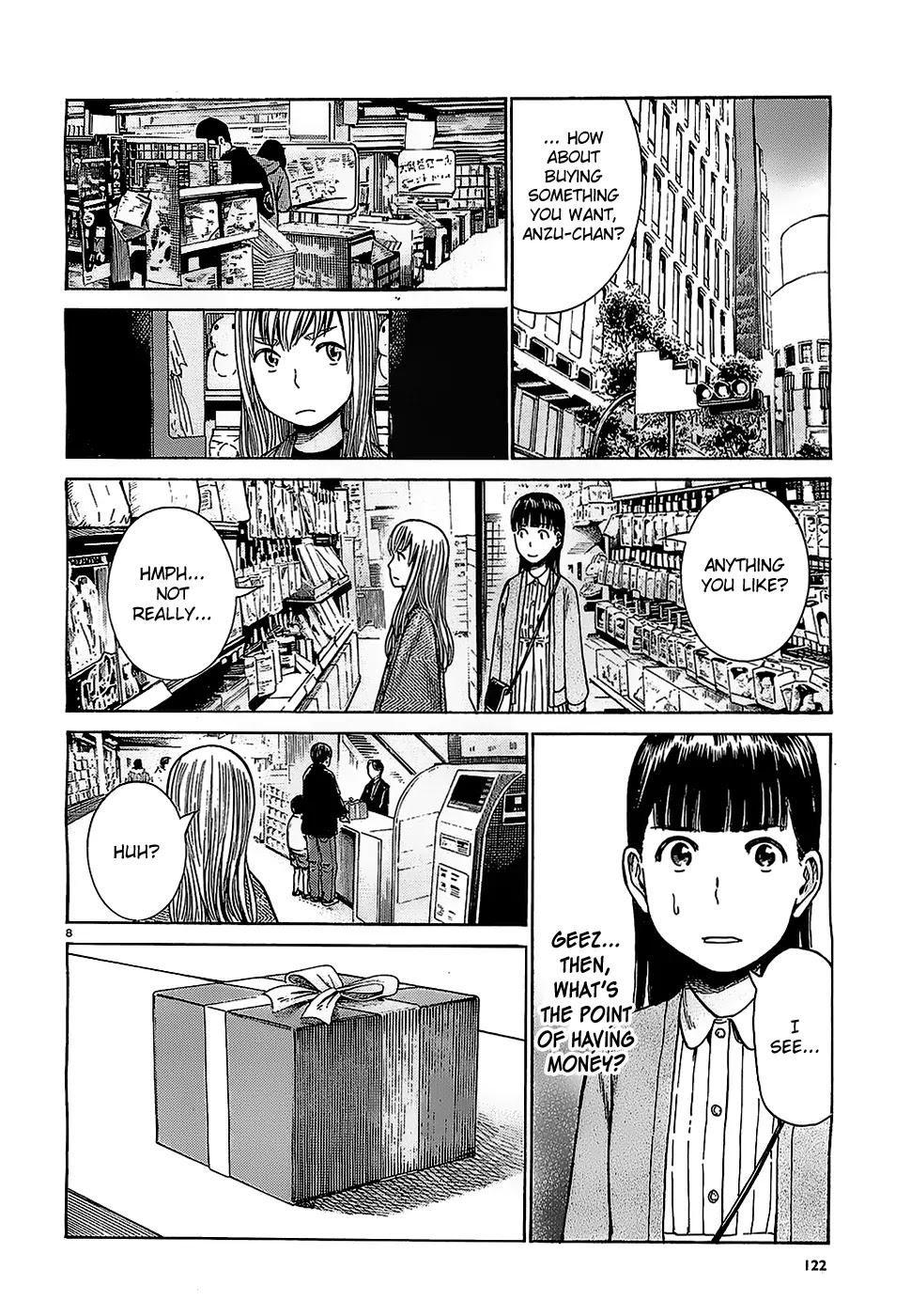 Hinamatsuri Chapter 35 page 8 - Chapter 35: Her First Pocket Money