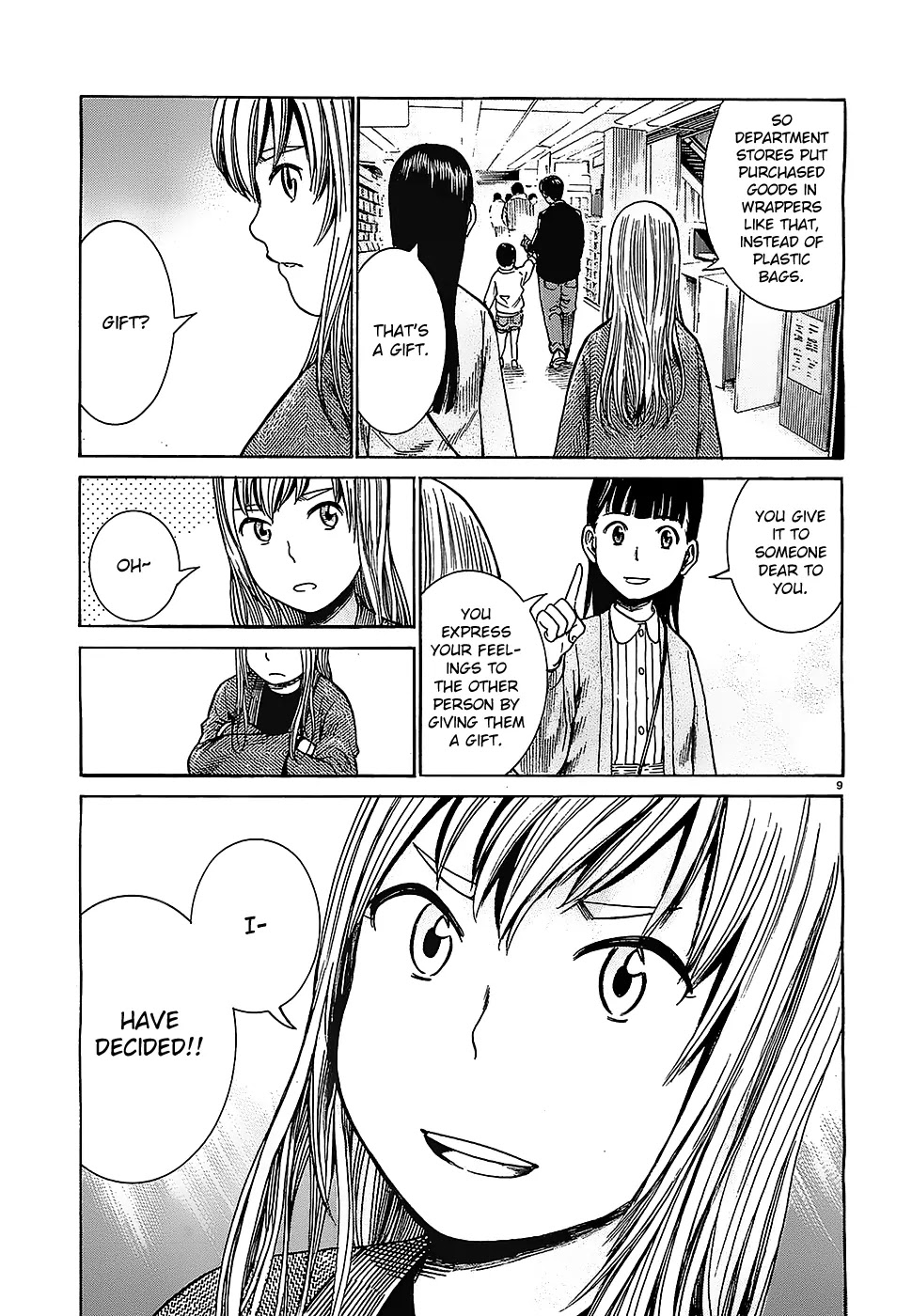 Hinamatsuri Chapter 35 page 9 - Chapter 35: Her First Pocket Money
