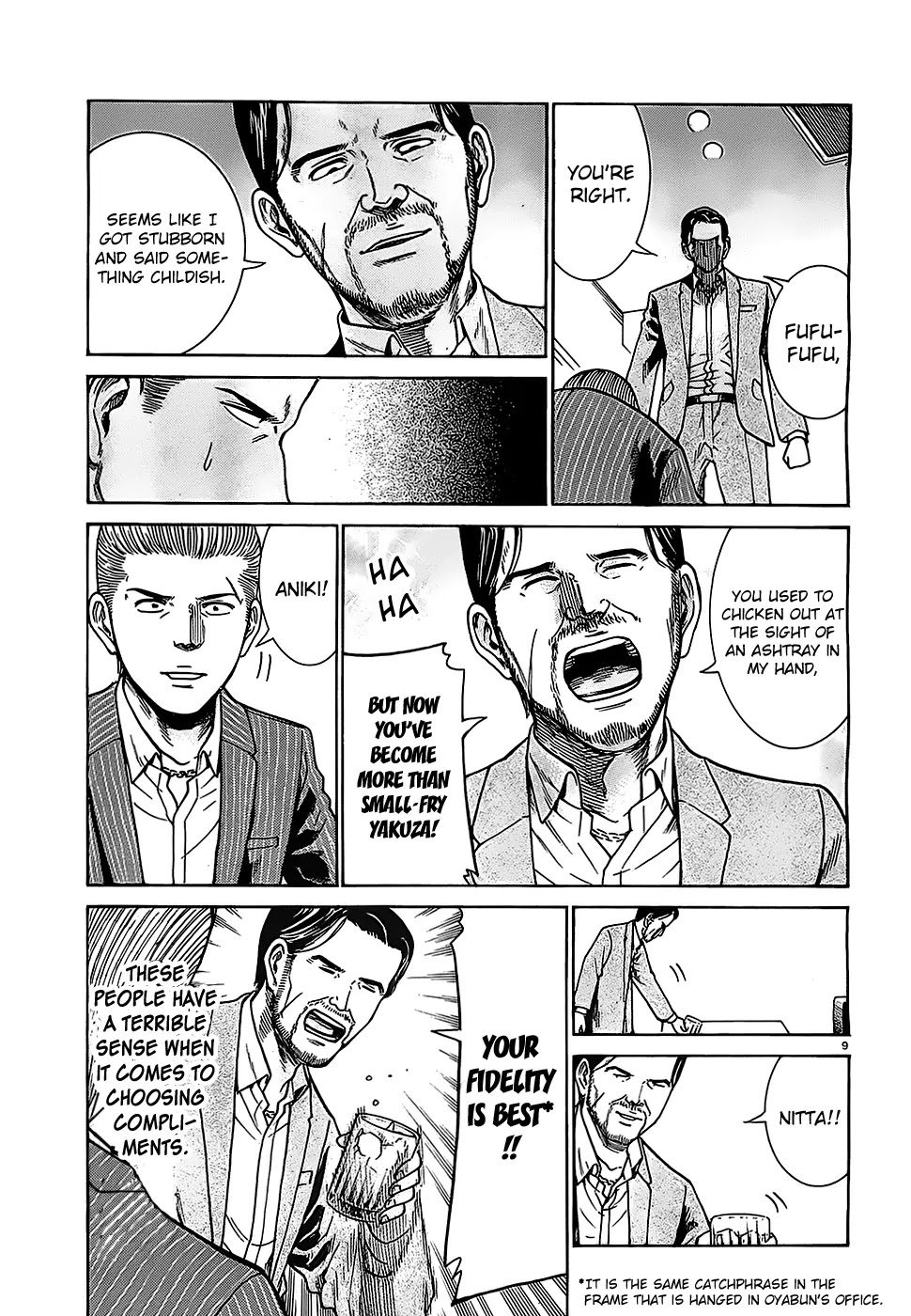 Hinamatsuri Chapter 36 page 9 - Chapter 36: A Case of Disloyal Succession