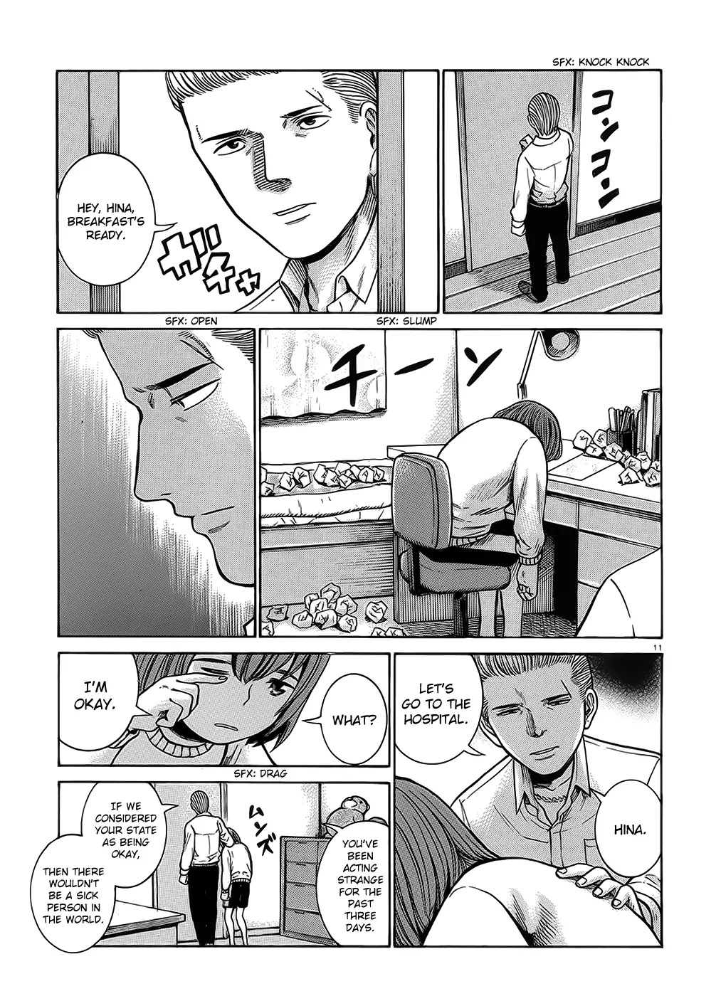 Hinamatsuri Chapter 38 page 11 - Chapter 38: Nitta And Hina