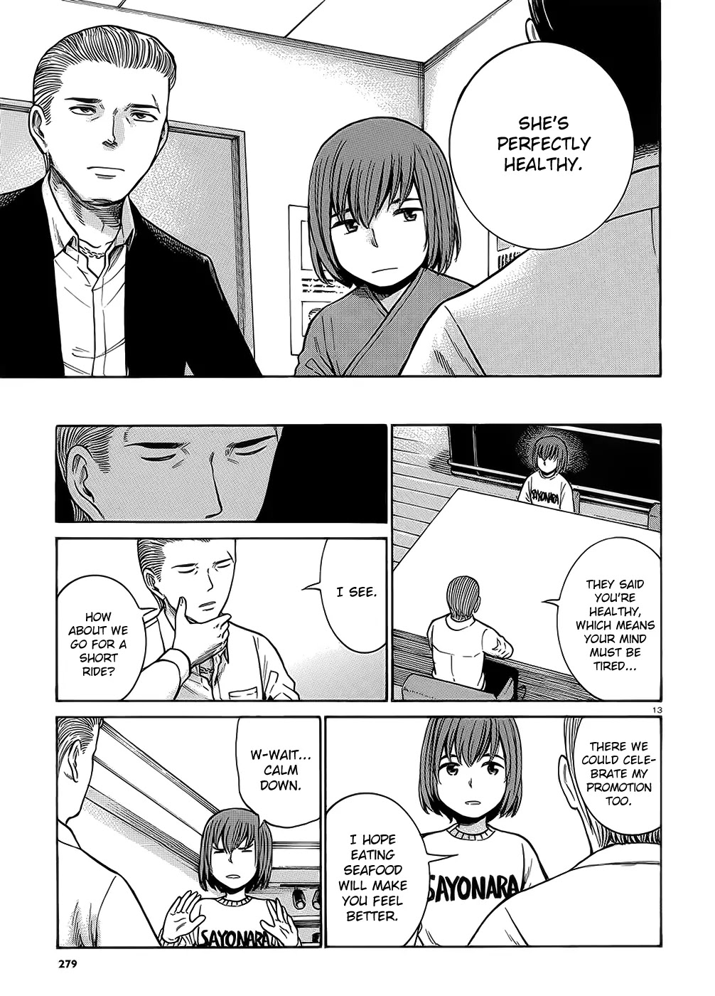 Hinamatsuri Chapter 38 page 13 - Chapter 38: Nitta And Hina
