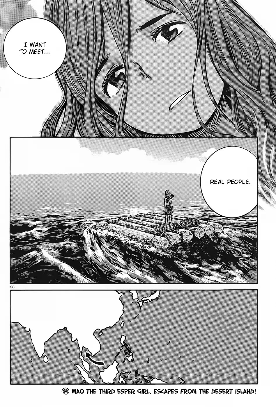 Hinamatsuri Chapter 39 page 28 - Chapter 39: Life Is A Survival