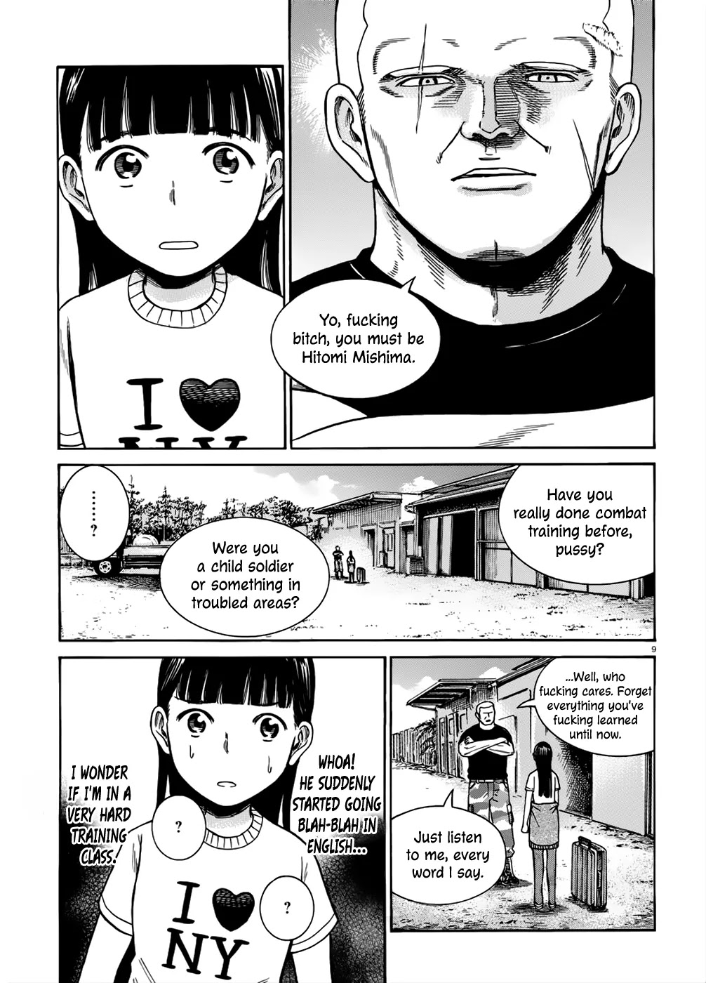 Hinamatsuri Chapter 41 page 10 - Chapter 41: Mishima Hitomi's Short-Term Study-Abroad ~ The English Speaking Clas...