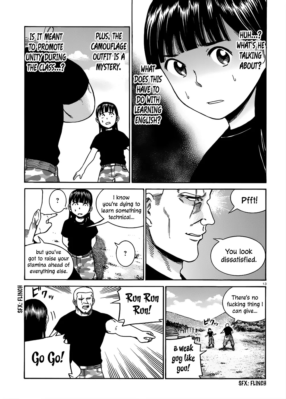 Hinamatsuri Chapter 41 page 14 - Chapter 41: Mishima Hitomi's Short-Term Study-Abroad ~ The English Speaking Clas...